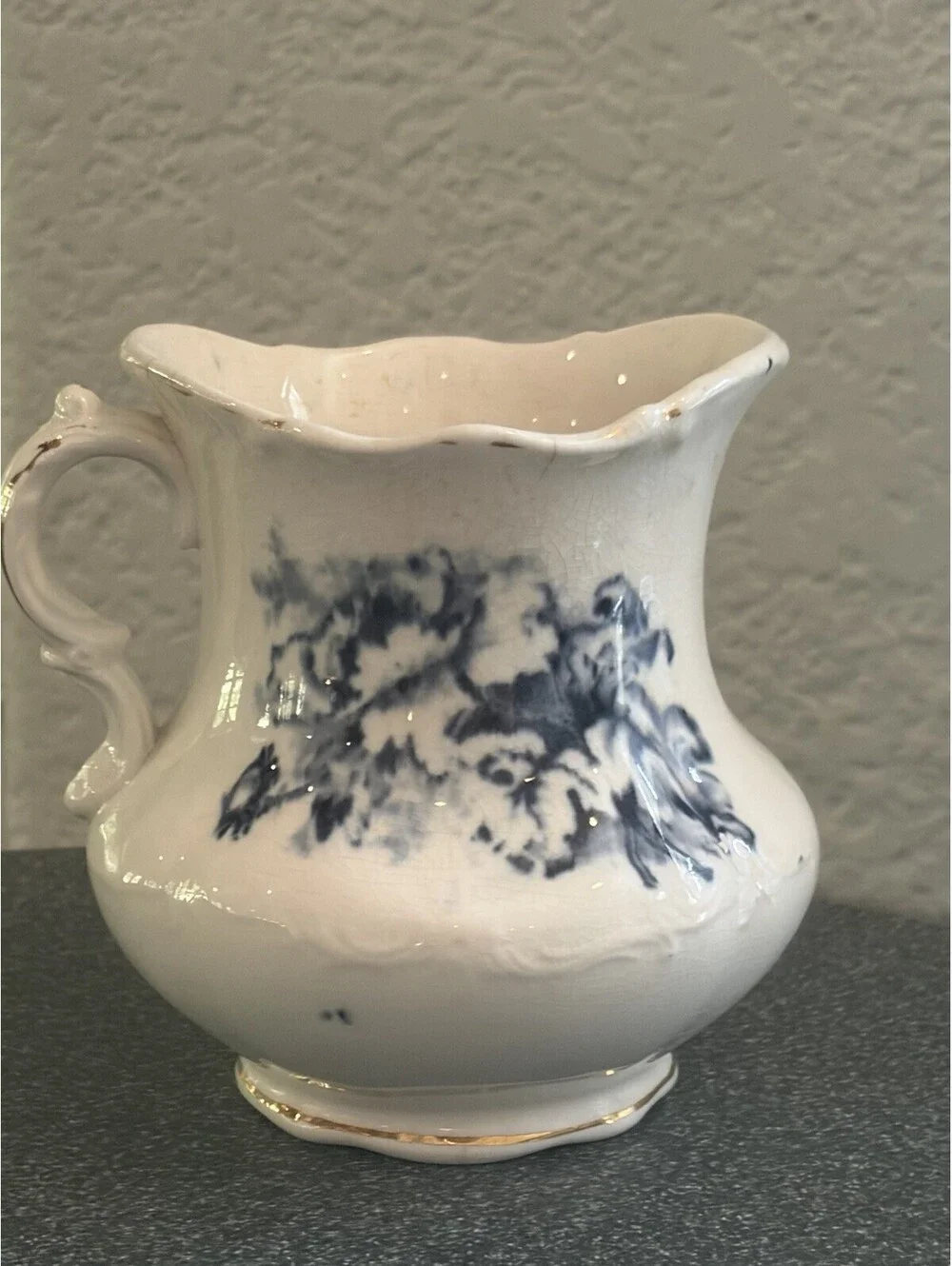KT&K KNOWLES TAYLOR & KNOWLES Creamer Blue And white Liverpool Ohio